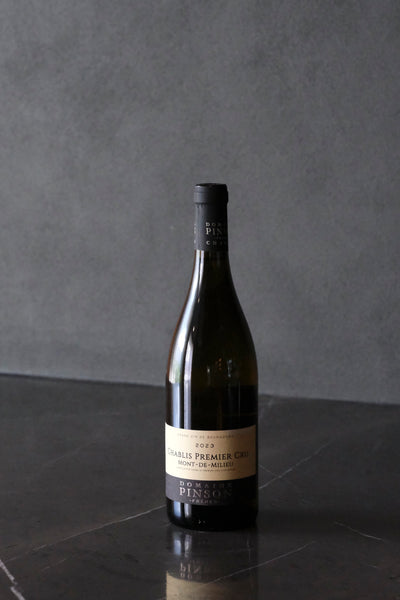 Domaine Pinson 'Mont de Milieu' 1er Cru Chablis 2023